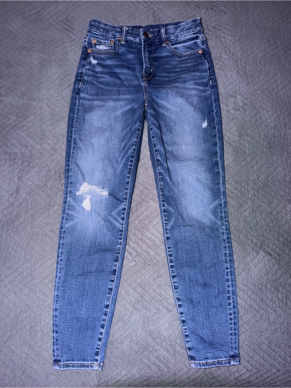 Women's American Eagle Curvy High-Rise Jegging Jeans Size 4 Short